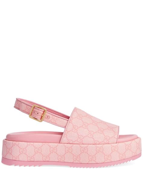 gucci platform pink|gucci platform slidessandals.